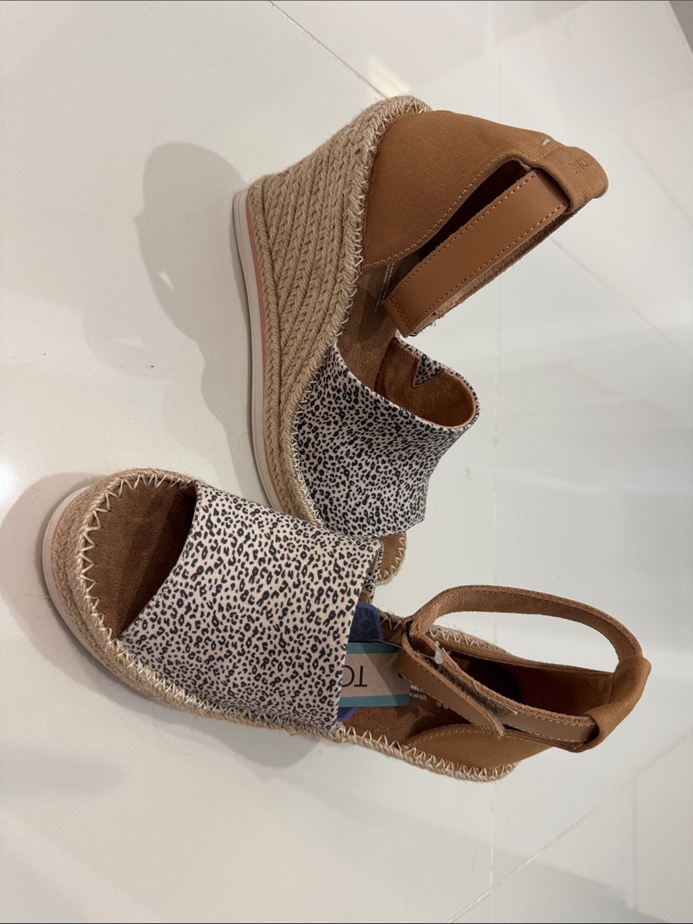 Women’s Toms Ortholiye Espadrille Wedge Sandals with Speckled Upper